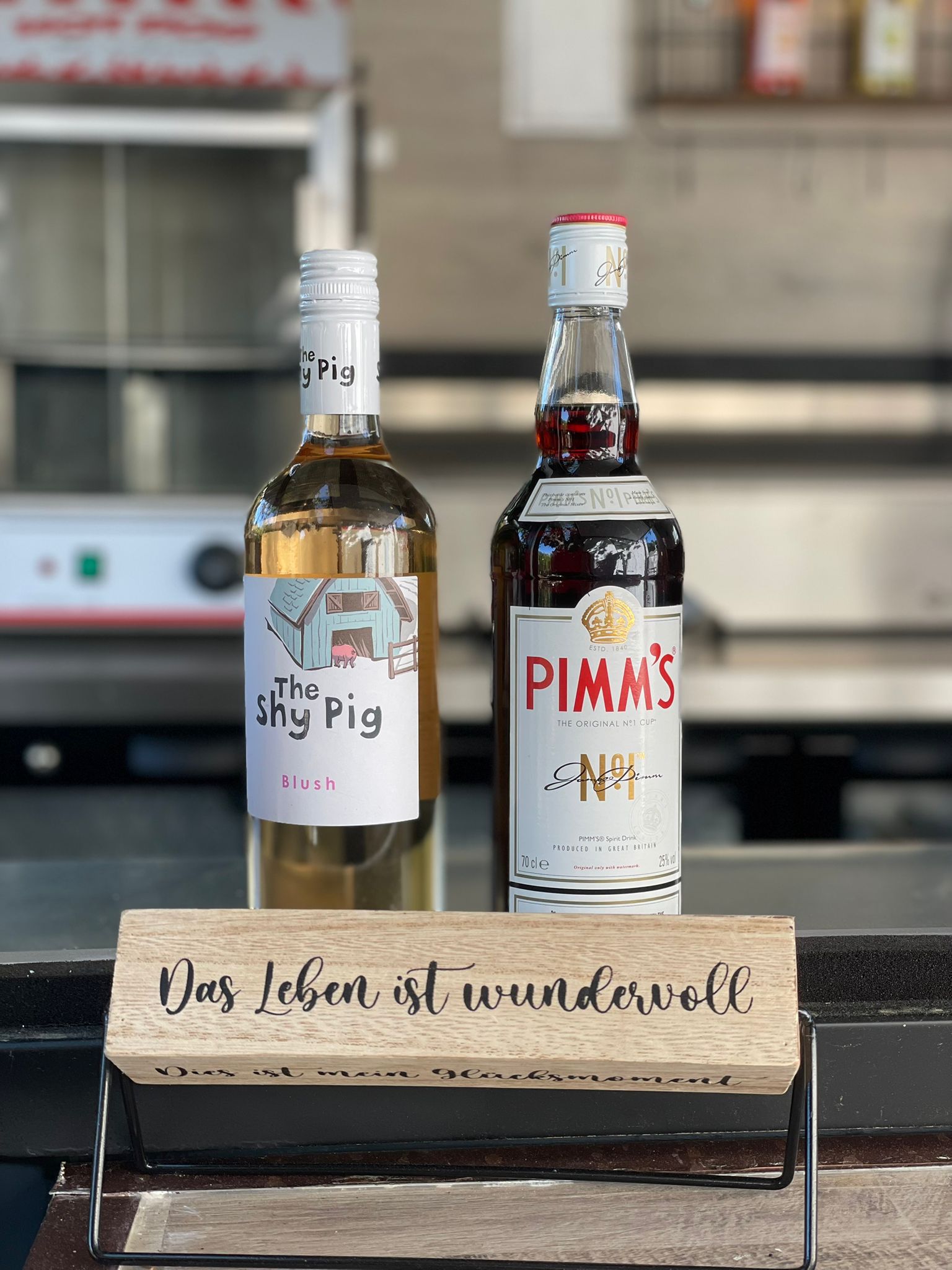 Getränke im Foodtrailer