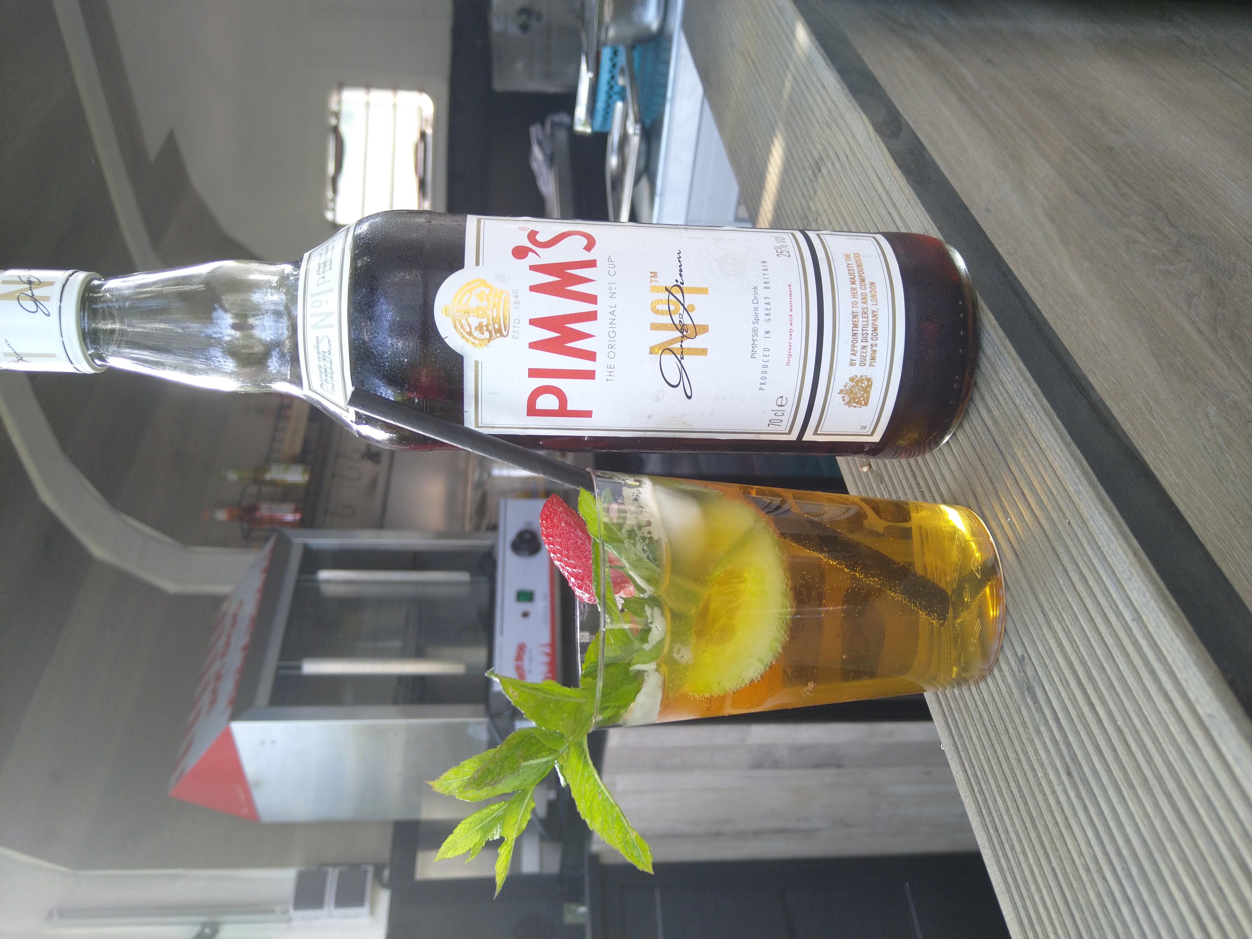 Getränk aus dem Foodtrailer